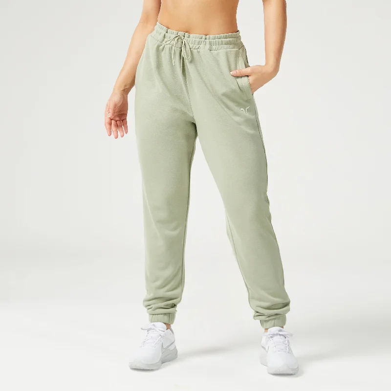 Women's Timeless Attire Holiday Glam Essential Joggers - Desert Sage