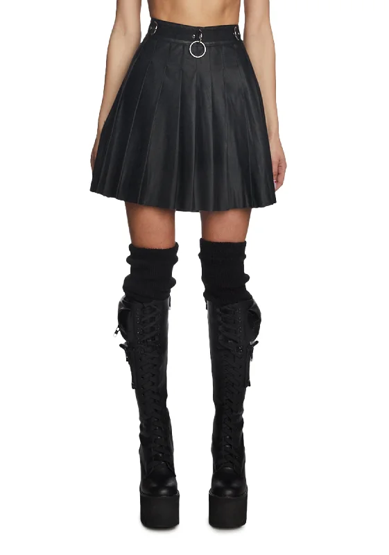 Women's Trendy Apparel Best Sellers Spade Pleated Mini Skirt