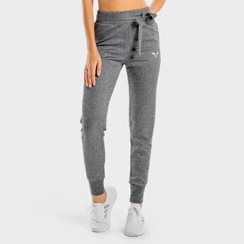 Women's Evening Attire Elevated Casual Discounts She-Wolf Do-Knot-Joggers - Charcoal