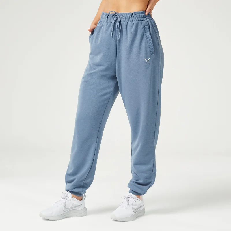 Women's Vacation Attire Trendy Women'S Wear Collection Essential Relaxed Joggers - Coronet Blue