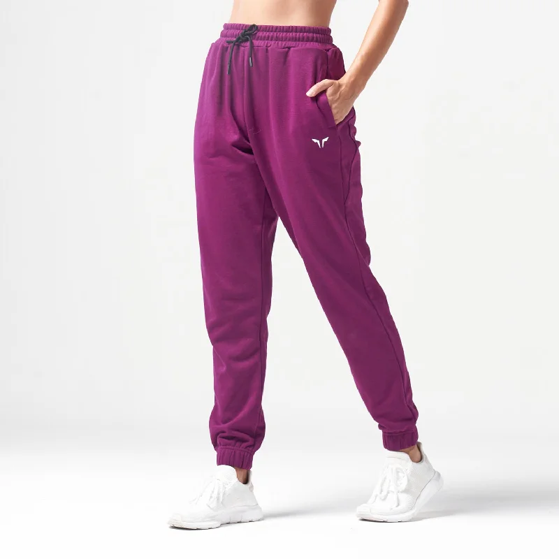 Women's Relaxed Outfit Seasonal Sale Essential Joggers - Dark Purple