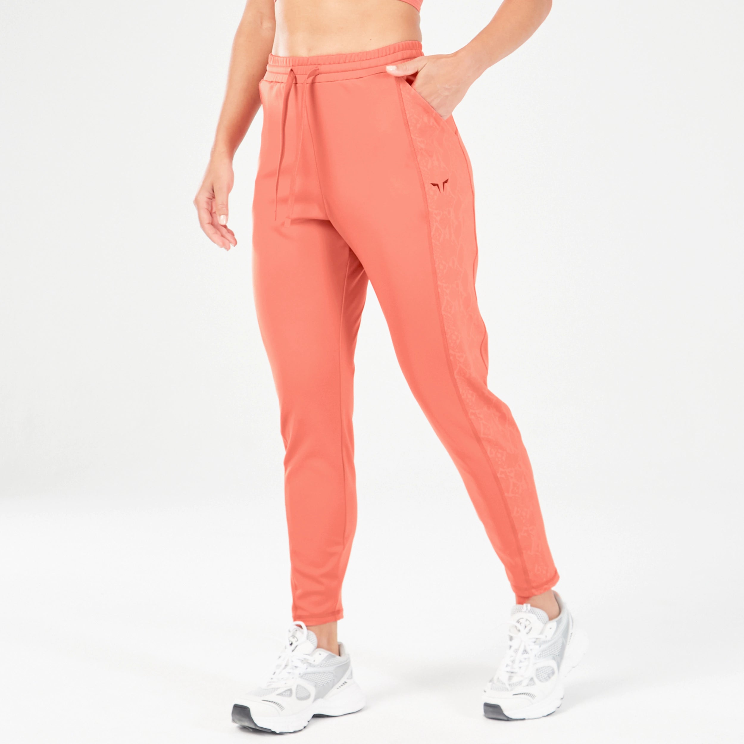 Women's High-Fashion Outfit Style Redefined Core Track Pants - Mineral Red