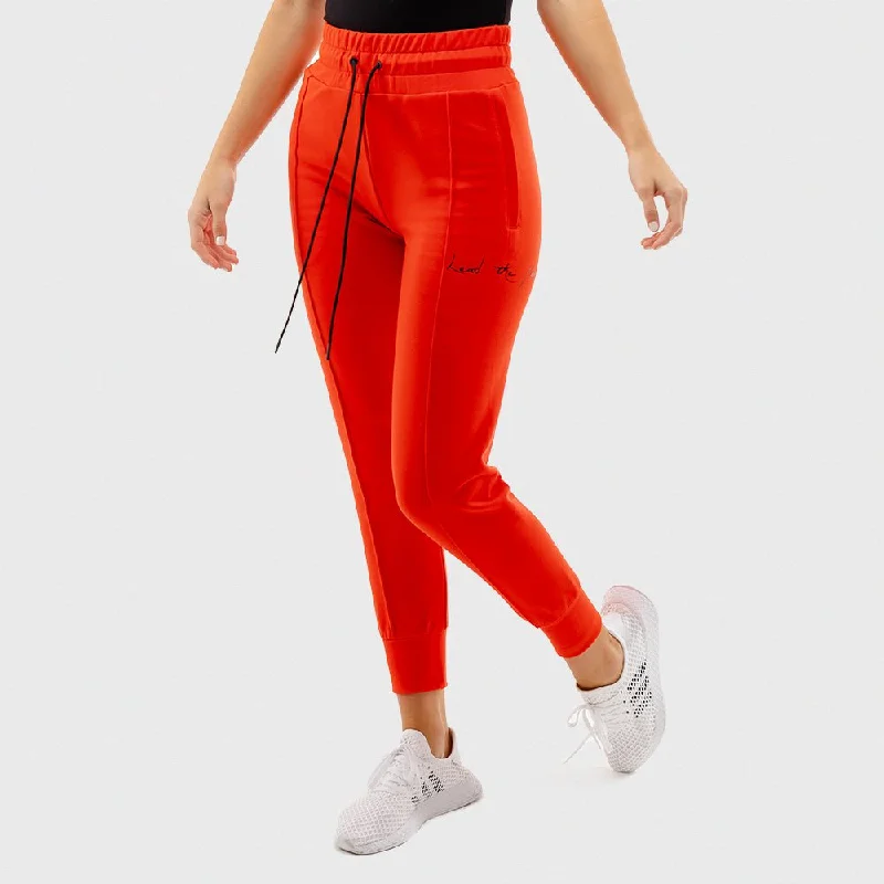 Women's Evening Outfit Fashion Forward Vibe Joggers - Orange