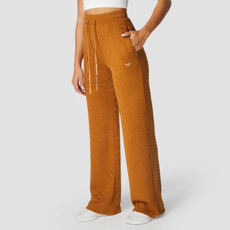 Women's Trendy Clothing Timeless Elegance Redefined Luxe Wide Leg Pants - Biscuit