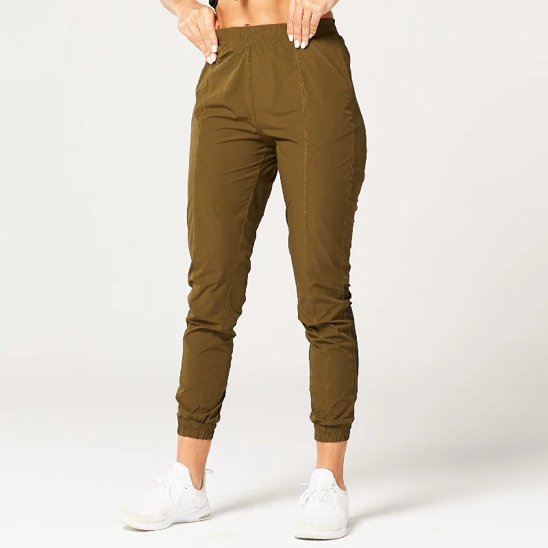 Women's High-Fashion Outfit Latest Trends Code Versatile Track Joggers - Khaki