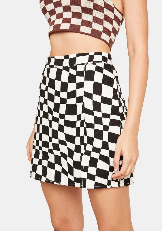 Women's Luxury Attire Flash Sale, Don'T Miss Op Art Mini Skirt