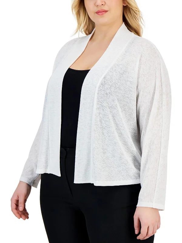 Women's Clothing Apparel Big Savings Plus Womens Open Front Long Sleeve Cardigan Sweater