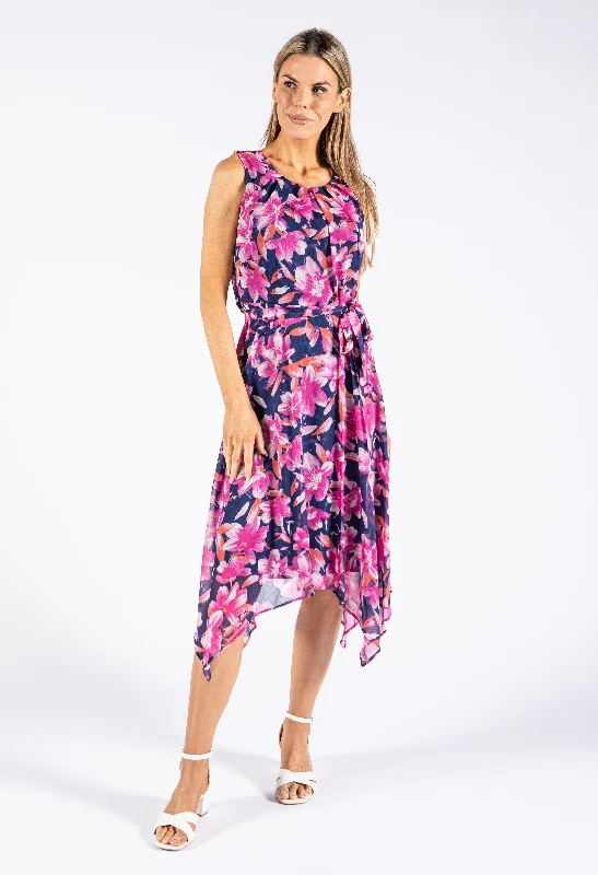 Women's Comfortable Apparel Limited Edition Floral Belated Dress