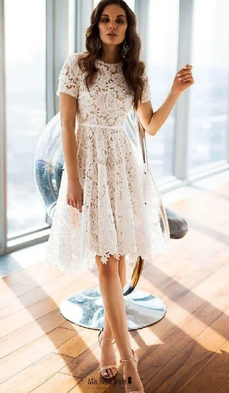 Women's Stylish Outdoor Outfit Daring Fashion Promotions Short Bohemian Wedding Dress