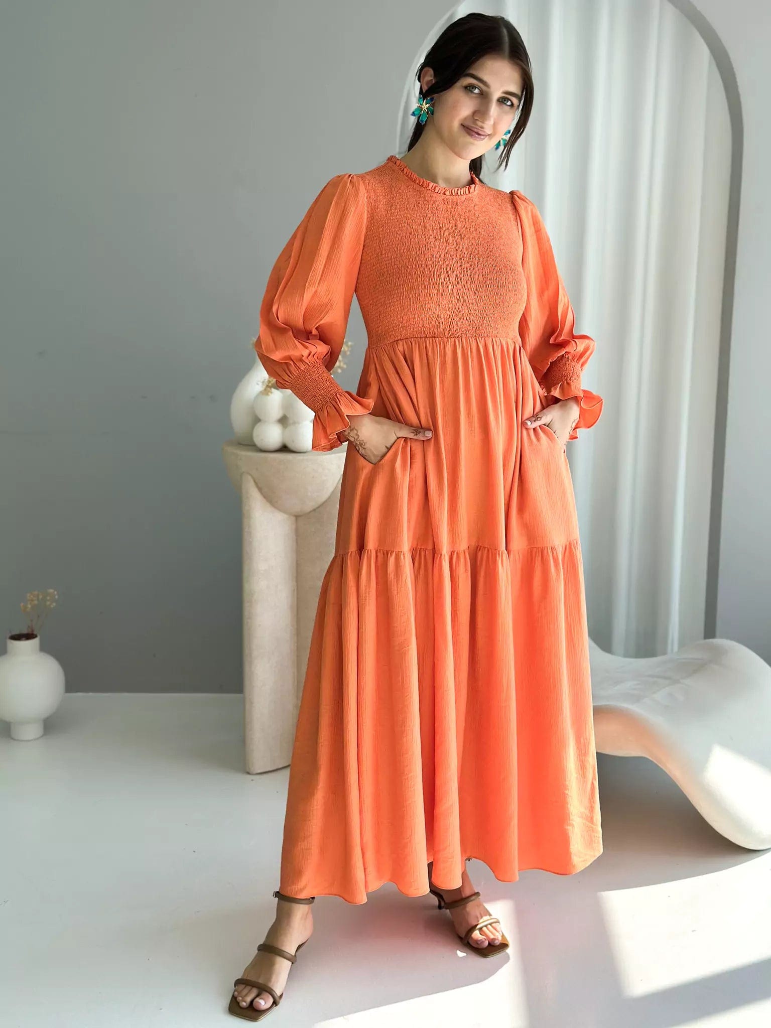 Casual Garments For Women Fashion Essentials Citrus Long Dress