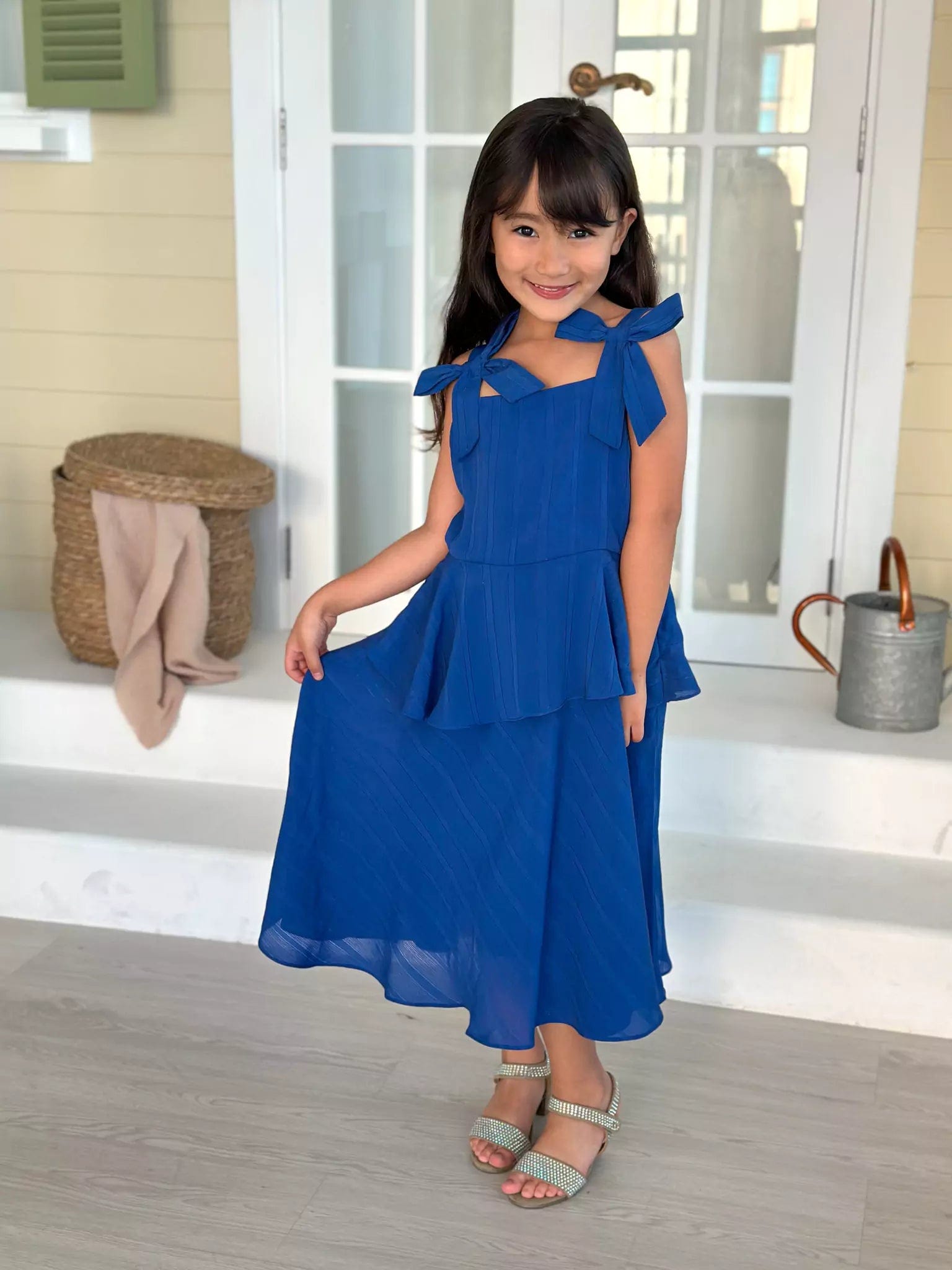 Women's Casual Attire Limited Time Deal Mini Imperial Blue Long Dress