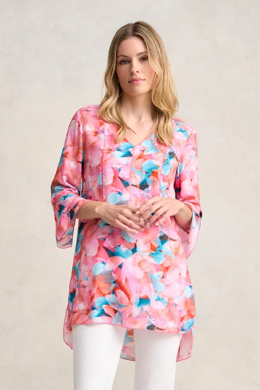 Durable Fashion Picks Top Stitch Kaftan - Summer Floral