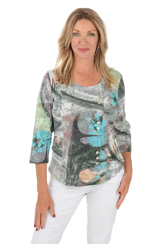 Sale Event, Prices Rock Petite Nyla Offset Button Pocket Top