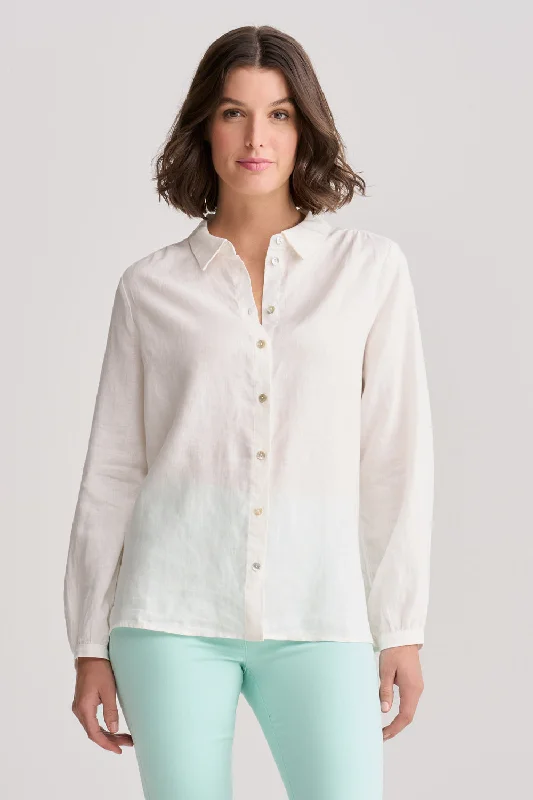 Latest Trends French Linen Shirt - Chalk