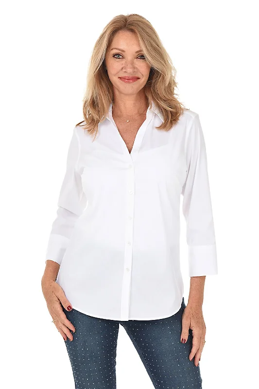 Valentine's Special V-Neck Button-Front Shirt