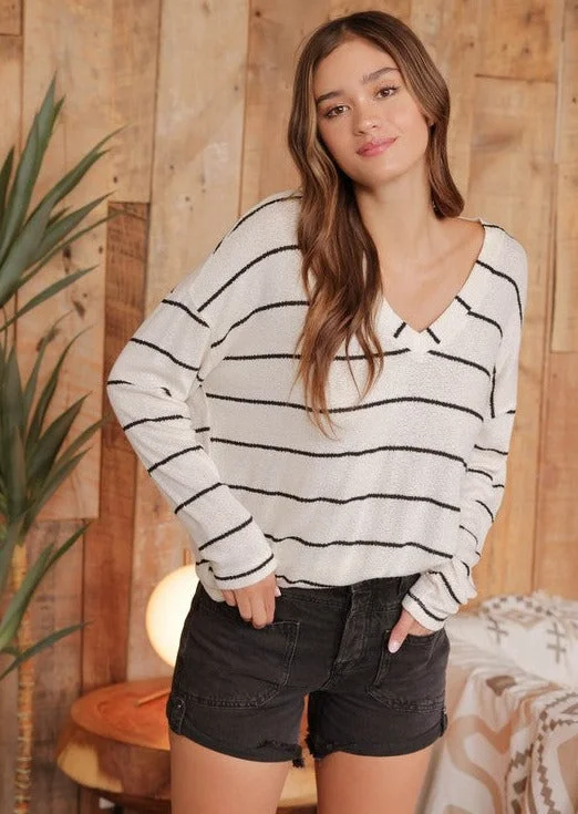 Unbeatable Deals More Than A Dream Lightweight Striped Tops - 3 Colors!