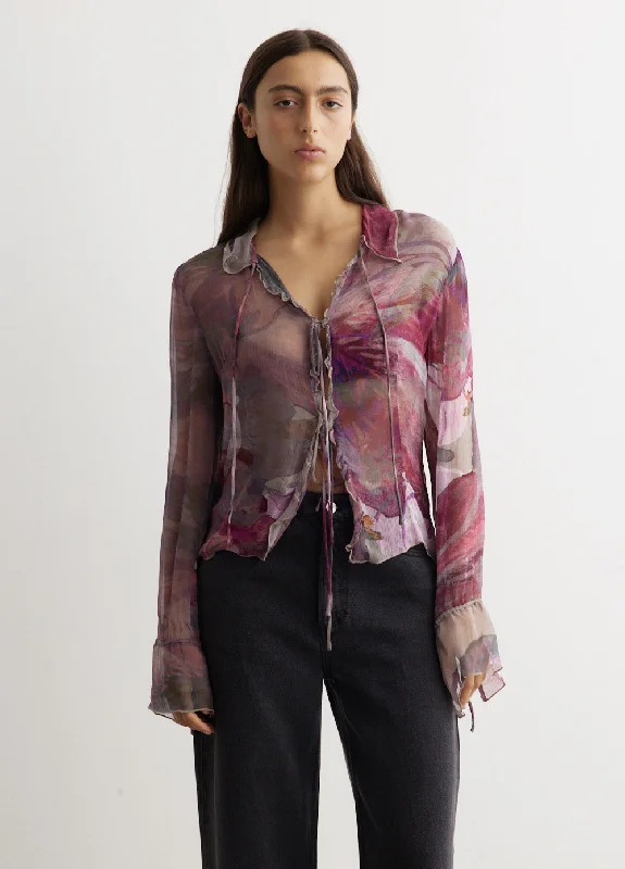 Flash Sale Fever Majorelle Printed Top