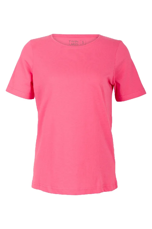 Limited-Time Offer 100% Cotton T Shirt | CANDY PINK | 6001A1