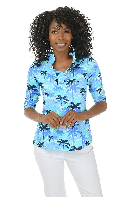 Special Offers, Don't Miss Palm Grove Ruffle Neck UPF50+ Top