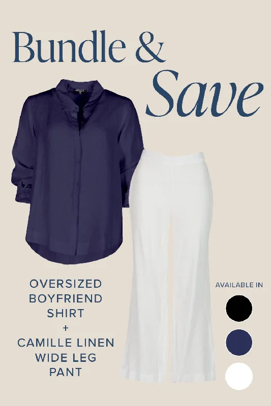 Catch Every Fashion Trend The Camille & Boyfriend Shirt Bundle