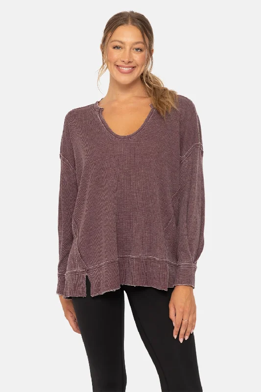 Style Redefined Cotton Blend Waffle Top - 3 colors!