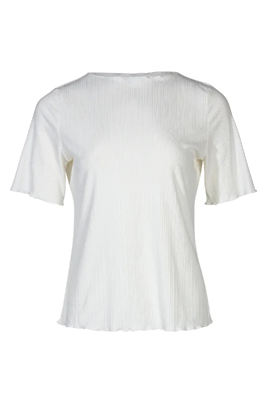 Exclusive Discounts Rib textured Top | WHITE | 4912A1