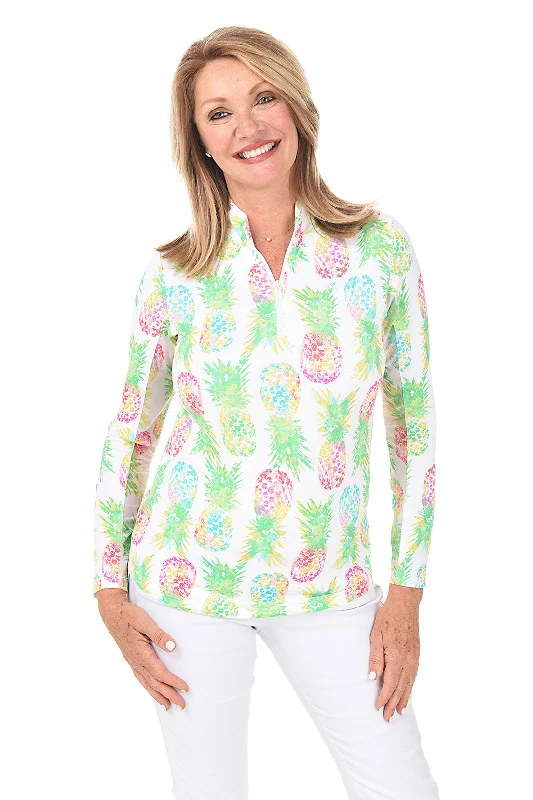 Evening Elegance Ananas UPF50+ Sun Shirt