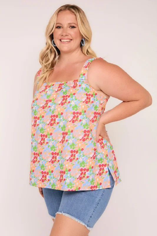 Gift Ideas Clara Top in Confetti Blooms