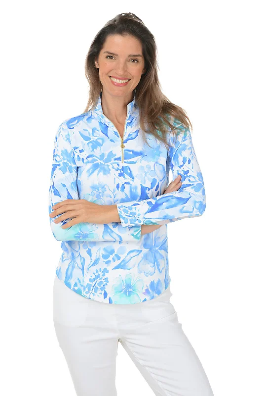 Big Discounts Watercolor Flower UPF50+ Sun Shirt