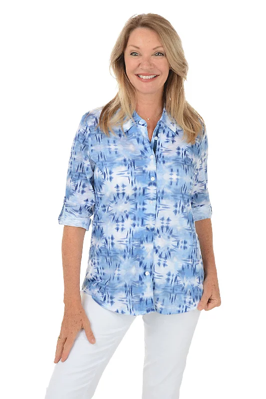 End Of Season Sale Western Sky Button-Front Shirt