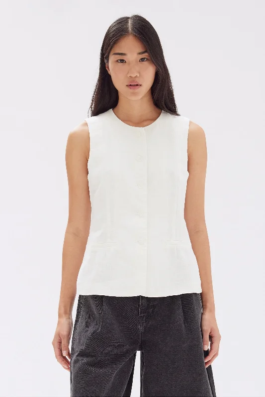 Seasonal Clearance Calla Linen Top