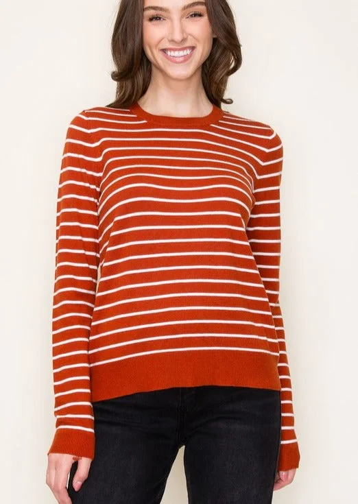 Luxury Fashion Good Times Striped Lightweight Tops - 3 Colors! - FINAL SALE