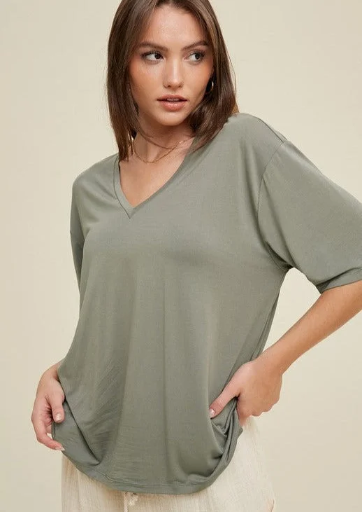 Flirty Fashion Discounts Stella Soft Luxe Vneck - 2 Colors!