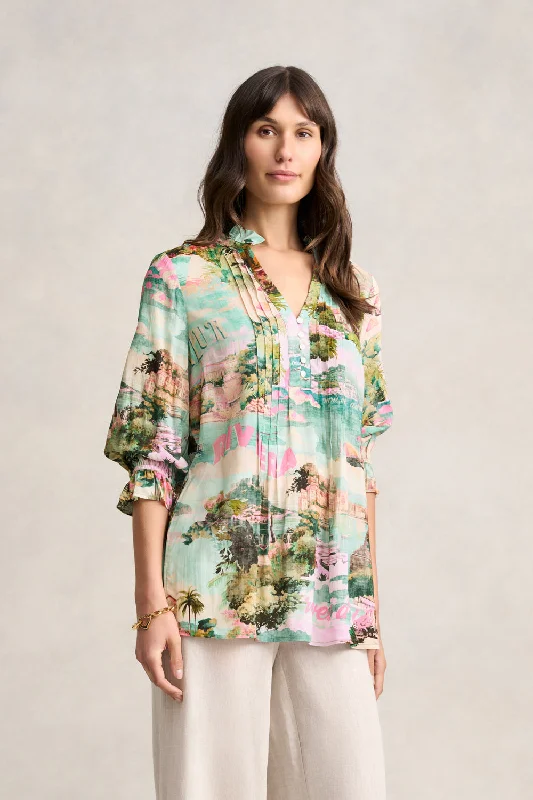 Fashion Forward Pleat Front Kaftan