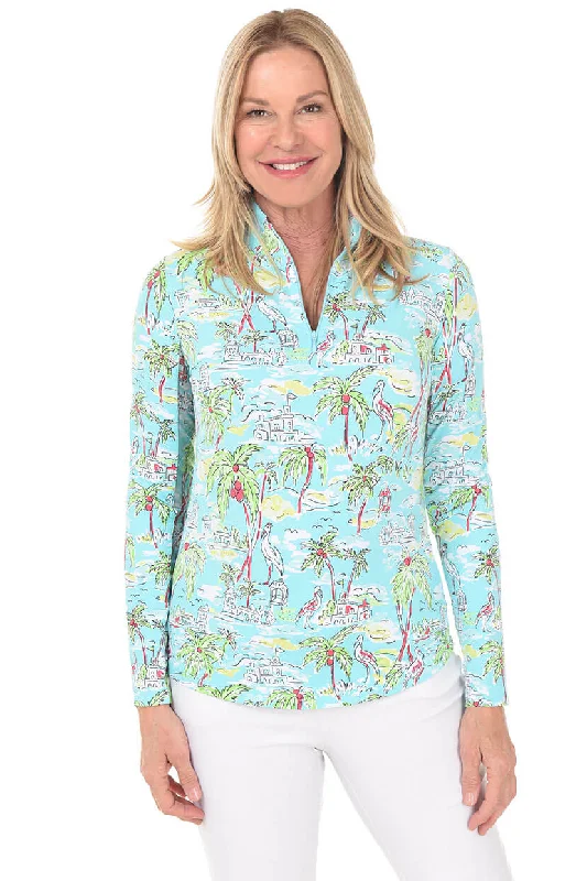 Fashion Frontiers Coconut Island UPF50+ Sun Shirt