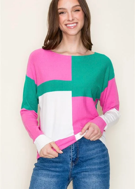 Best-Sellers Chelsea Colorblock Tops - 2 Colors!