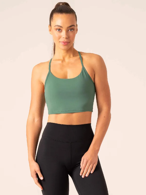 Women's Travel Attire Inspired By You, Designed For You Embody Compression Tank Bra - Dark Green