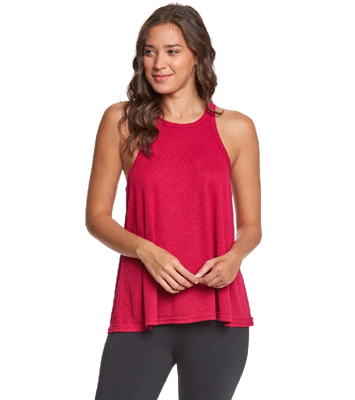 Affordable Women's Garments Discount Extravaganza Free People Slub Long Beach Tank  Pink Combo