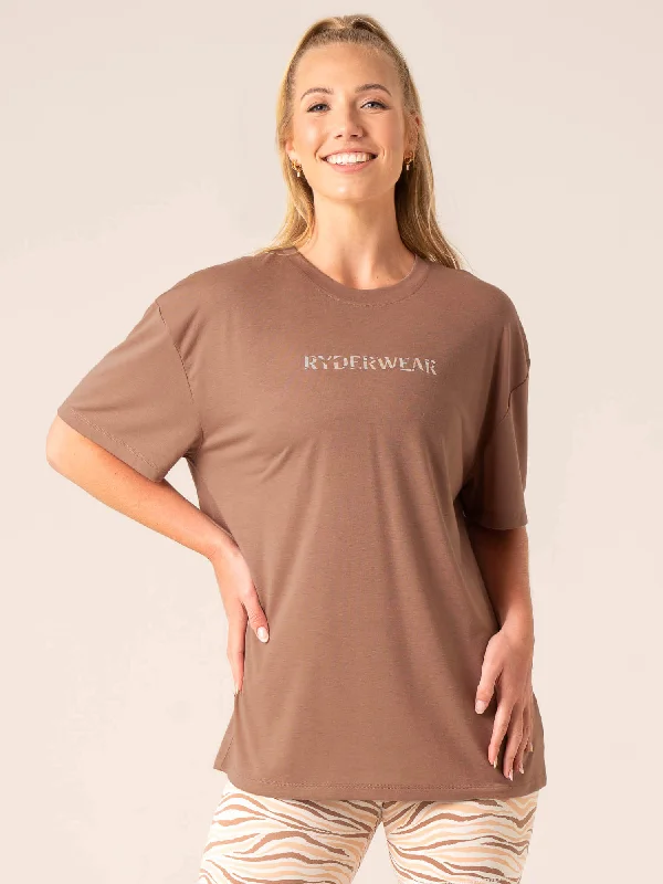 Casual Clothes For Women Special Offers, Don't Miss Unstoppable Oversized T-Shirt - Mocha