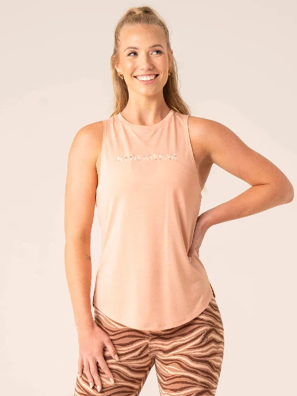 Women's Chic Outerwear Attire Ends Soon Unstoppable Tank - Peach