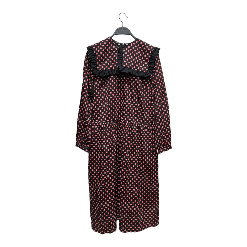 Women's Plus-Size Garments Modish Fashion Discounts COMME des GARCONS/LS Dress/S/Polka dot/Cotton/BLK/