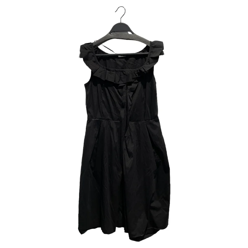 Women's Outfit For The Office Exclusive Discount MIU MIU/SL Dress/42/Cotton/BLK/Midi Length/Off the Shoulder A-Line