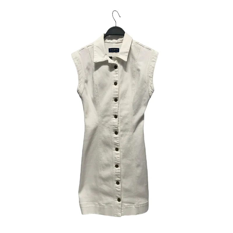 High-Fashion Women's Clothing Embrace New Fashion Ramy Brook/SS Dress/26/Denim/WHT/Button Up Mini Dress