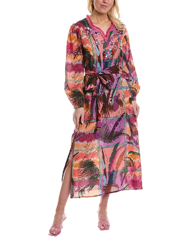 Women's Resort Apparel Mega Sales bella tu Bird Caftan