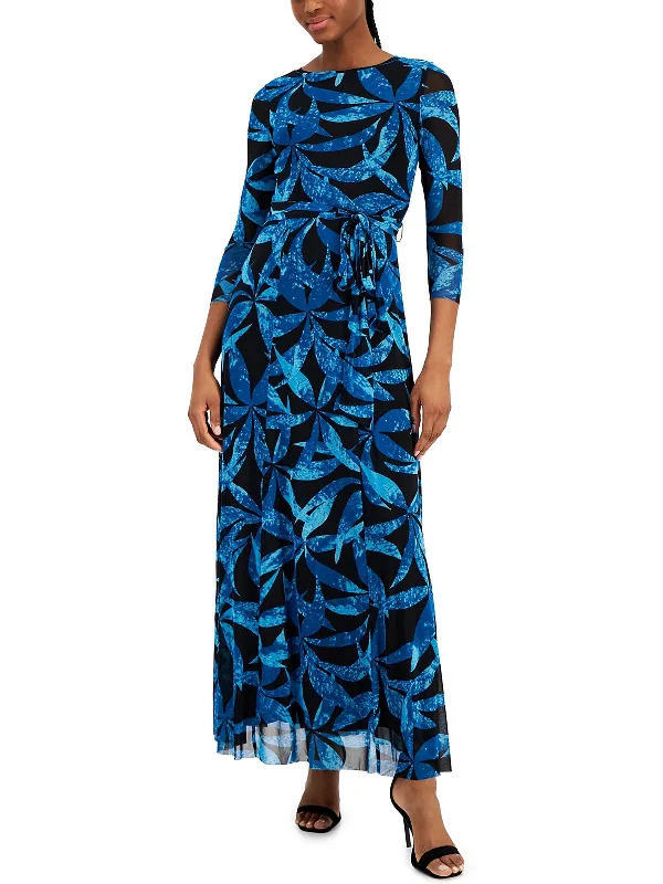 Vintage-Inspired Garments Fashionista Sale Womens Printed Long Maxi Dress