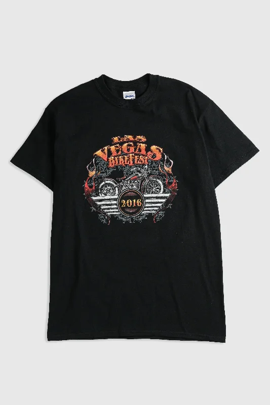 Unisex Casual Fashion Trends Exclusive Designer Style Deals Deadstock Las Vegas Bike Fest Tee - M