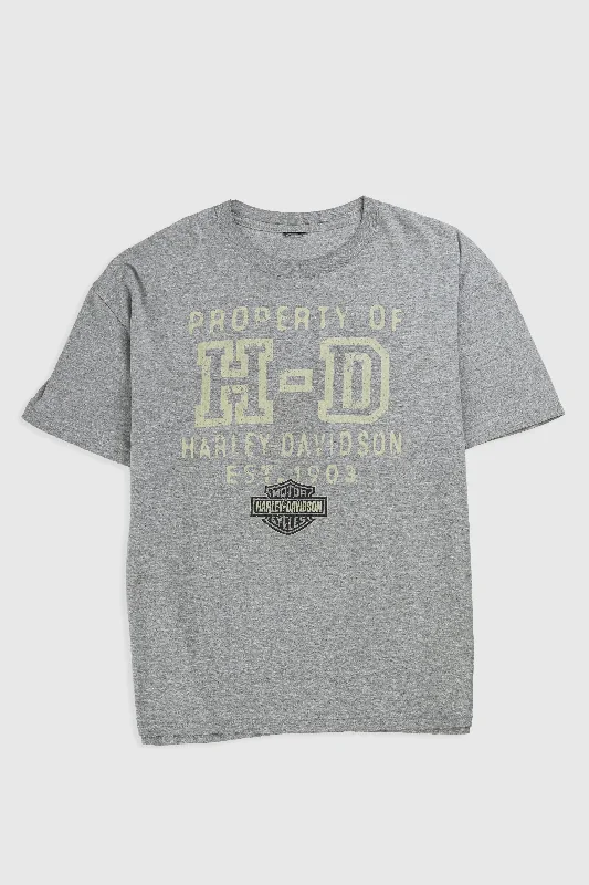 Urban-Inspired Unisex Fashion Trends Hot Picks Vintage Harley Tee