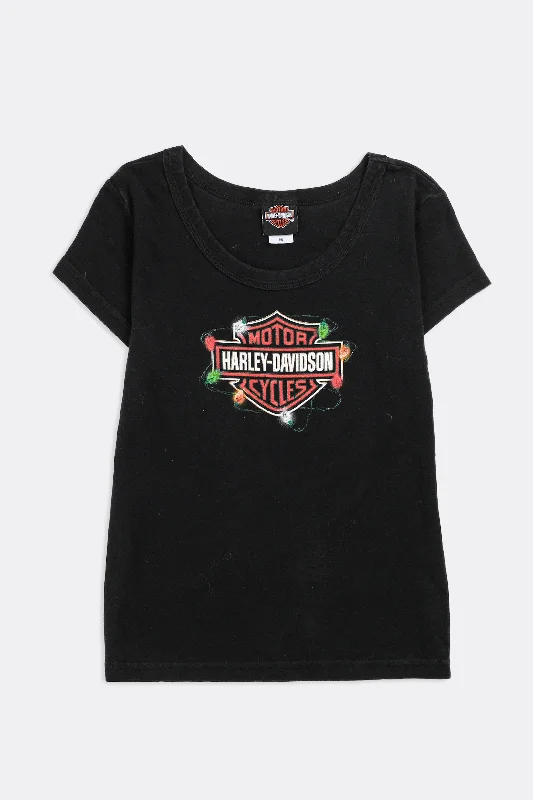 High-Quality Unisex Fashion Basics High-End Style Discounts Vintage Harley Tee