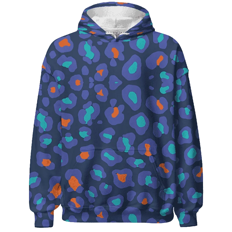 Versatile Gender-Free Wardrobe Essentials Exclusive Fashion Deals NastyJamz AM Plus Drift Midnight Navy Total Orange Dusty Cactus Hoodie Match Leopard Pattern All-Over Print