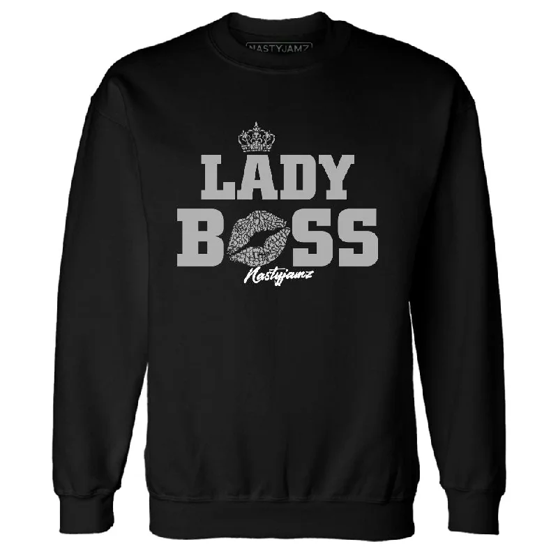 Contemporary Gender-Free Clothing Styles Limited Styles Black Cement 3s NastyJamz Sweatshirt Match Lady Boss